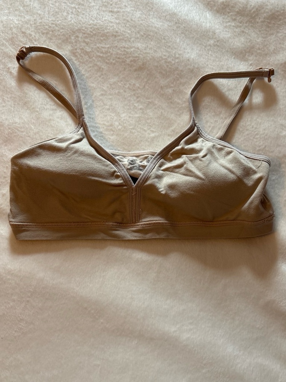 Seamless Wireless Comfort Bralette in Taupe